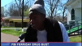 Hilarious Ferriday drug bust interview (angry because thats how they make a living)
