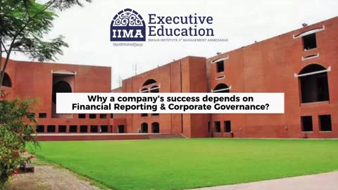 IIM Ahmedabad Faculty Speak | Prof. Neerav Nagar | Financial Reporting & Corporate Governance Prog.