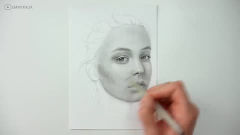 How to draw a face from sketch to finish