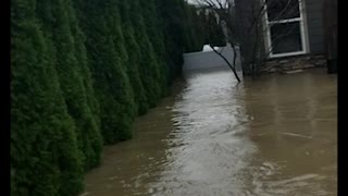 Friends and Family Rescued From Flooded Home