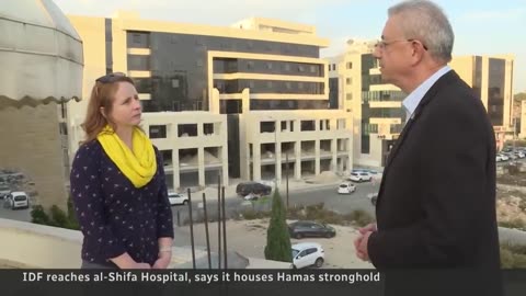 Israel says video from under a Gaza hospital shows a Hamas bunker