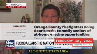 Trump COVID Vaccine Governor Ron DeSantis