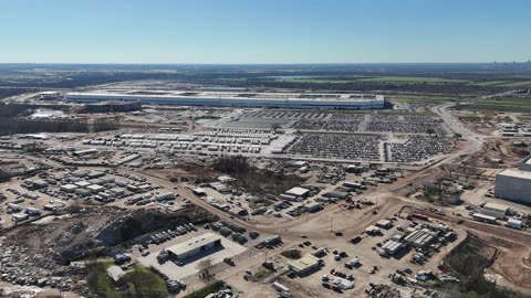 Tesla Gigafactory Texas - Part 2 (extended version/real-time edit) #GigaTexas [winter 2024 update]