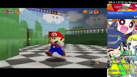 Super Mario 64 100% 120star Speedrun no reset #21