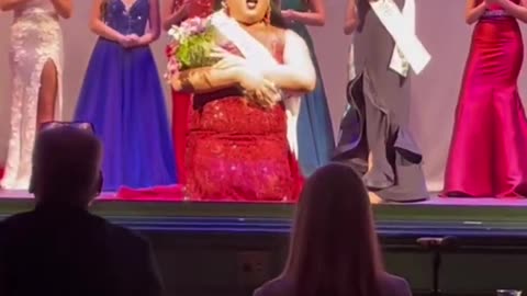 A fat “transgender” man wins local 'Miss America' pageant for the first time ever