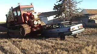 Bulldozer vs Ford Tempo