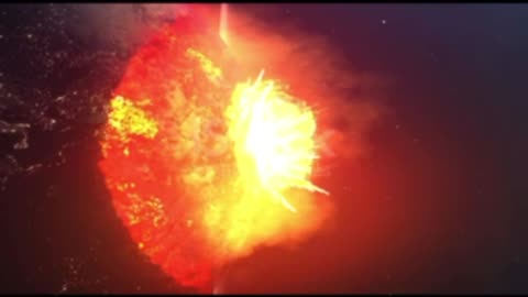 Meteorite Hit Earth 🌎 in space