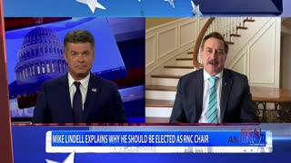 REAL AMERICA -- Dan Ball W/ Mike Lindell, Mike's Bid For RNC Chair, 1/23/23