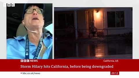 Strom Hilary: Flooding Cuts Off Palm Springs in California-BBC NEWS