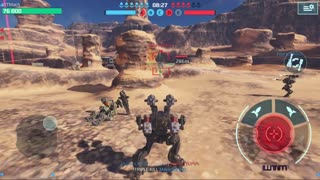 War Robots gameplay: Destrier, Jessie robots | 3 match wins