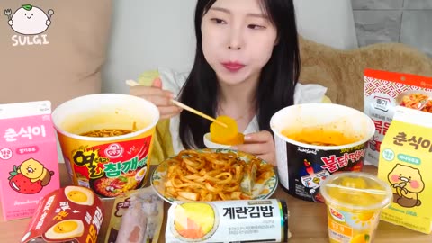 Fire spicy Tteokbokki, Yeul & Sesame Ramyun, Kimbap, Dumplings.|Tasty Kitchen