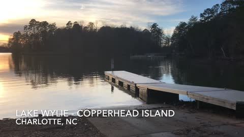 Lake Wylie - Copperhead Island - Kayak Fishing for Bass - Charlotte, NC 1/1/20