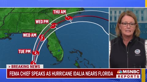 FEMA administrator discusses preparations for Hurricane Idalia