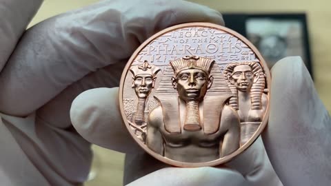 LEGACY OF THE PHARAOHS COPPER EDITION 2022 $1 1oz SRTMINTING COIN – COOK ISLANDS – COIN INVEST TRUST