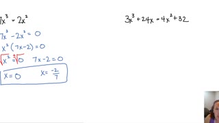 Solving Polynomial Equations by Factoring