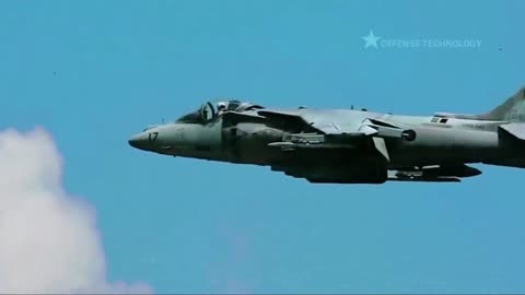 Make Panic! The AV-8B Harrier aircraft landed in an impossible way
