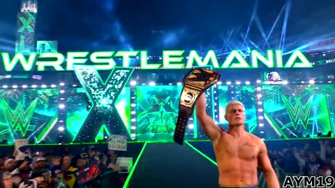 Cody Rhodes vs Roman Reigns WrestleMania 40 Highlights