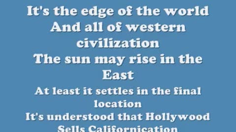 Californication by Red Hot Chili Peppers