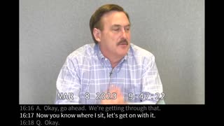 Mike Lindell Tells Off Soi Boi Lawyer During Deposition