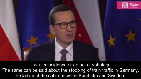 Polish Prime Minister Morawiecki - that the Druzhba pipeline was most likely damaged by Russia