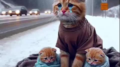 123go #catvideo #aiimages #aicat #meowmeow 😼 #cat #cute #short #story #funny #viral_4