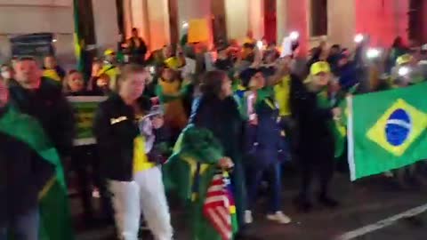 Brazilian Protests in New York against STF Ministers.