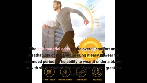 Real Comments: BALEAF Men's Sun Protection Shirts UV SPF T-Shirts 1/4 Zip Pullover UPF 50+ Long...