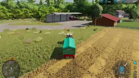 Part 30: Wheat harvesting | Farming Simulator 22 | Chilliwack map | Timelapse | (1080p60)