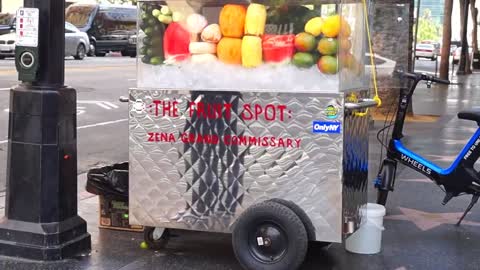 Los Angeles Street Food | Fruit Cart
