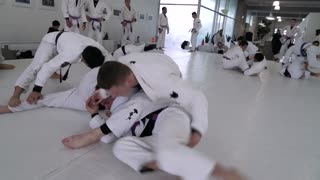 Cole Abate Trains In The Gi At The Art Of Jiu-Jitsu AOJ Competition Training