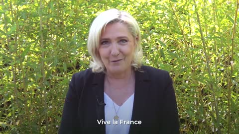 Marine Le Pen appelle à la mobilisation pour les législatives