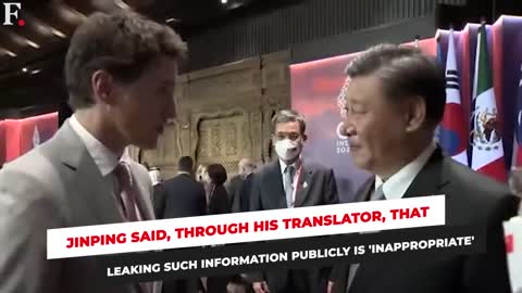 WATCH: China's Jinping Slams Canada PM Trudeau For Leaking Meeting Details To Media | G20 Bali