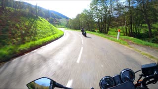 Motorcycle Tour in France Kawasaki Z1000 and Honda CBF 600 NA Part 2/3