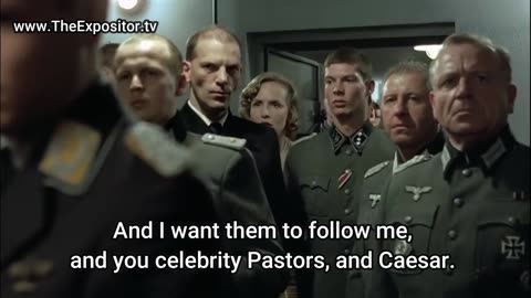 Hitler & his Celebrity Pastors meet & confer about Covid protocol