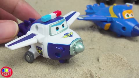 Super Wings transform robot suit Astra, Jerome, Jett, Dizzy, Donnie, Paul appeared