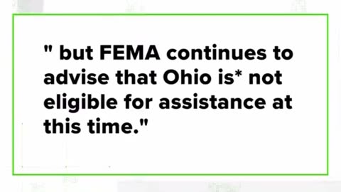 WATCH: Reports Details How AWFUL FEMA Has Been in Ohio