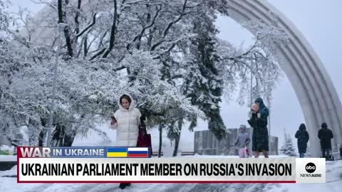 Ukrainian parliament member pleads for support amid Russian invasion