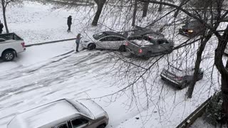 Truck Slides On Vancouver Snow
