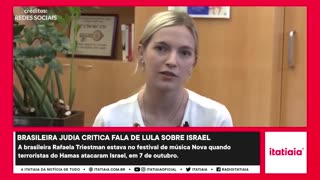 BRASILEIRA QUE SOBREVIVEU AOS ATAQUES DO HAMAS CRITICA FALA DE LULA SOBRE ISRAEL