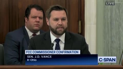 JD Vance roasts Biden’s FCC nominee