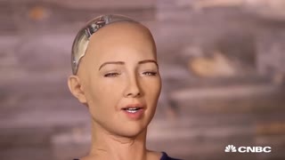 Robot With Creepy Facial Expressions and Life Goals
