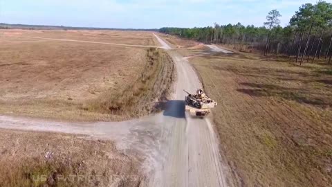 M1A2 Abrams Main Battle Tanks Conduct Live Fire Accuracy Test