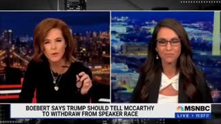 Wow. Lauren Boebert slammed MSNBC Host on her own show.