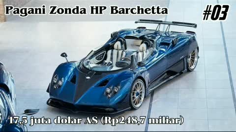 10 Most Expensive Cars in the World