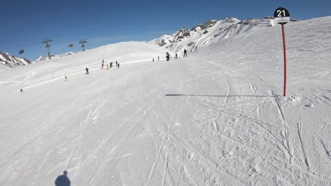 Ischgl - Samnaun _ Black Slope 21 _ Ski Austria _ 2022 _ GoPro _ 4K
