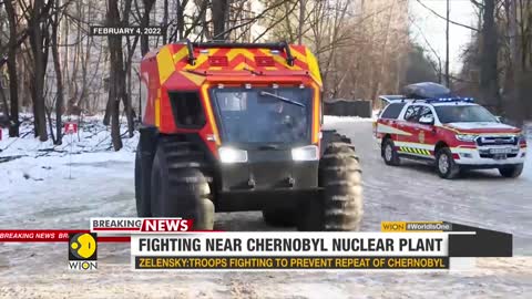 Russia Ukraine Conflict Fighting Near Chernobyl Nuclear Plant