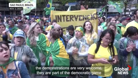 Brazil election: Bolsonaro calls on protesters to end blockades on nation's roads