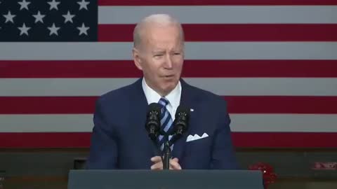 Biden's Dementia Signs Persist, Utters Incoherent Nonsense For 11 Seconds During Address