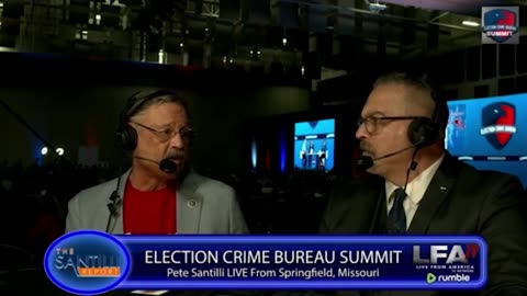 MARK FINCHEM JOINS PETE SANTILLI AT THE ELECTION CRIME SUMMIT DESK ON DAY 1