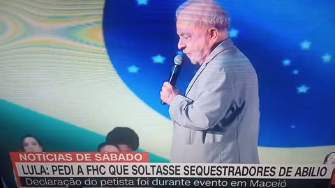 Lula ladrão um presidente do povo.